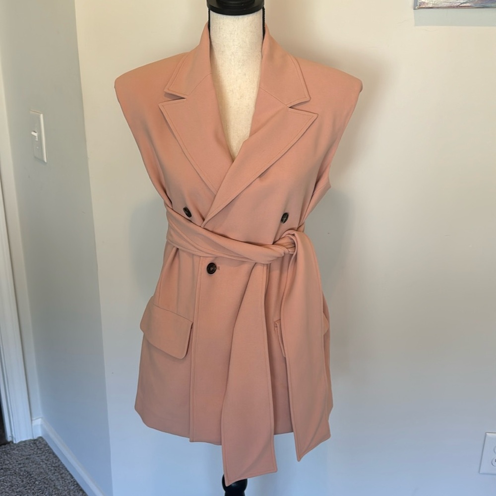 BCBG Sleeveless Blazer